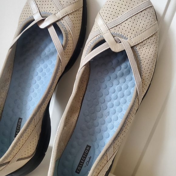 Worn Once Slip on Balet Comfort Walking Clark's size 10 - Picture 3 of 11